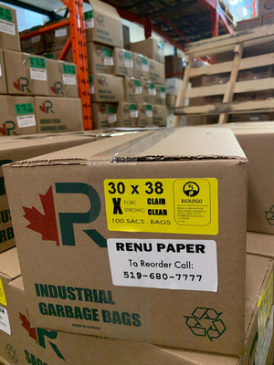 30X38 EXTRA STRONG CLEAR GARBAGE BAGS